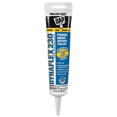 Dap 18885 5.5 oz. Advanced Indoor And Outdoor Premium Latex Sealant, White DA570736
